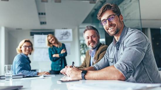 Smiling Marketing Clients